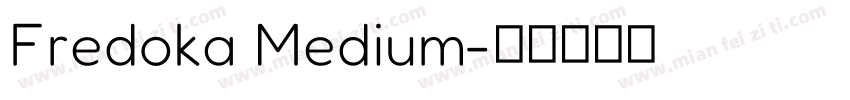 Fredoka Medium字体转换